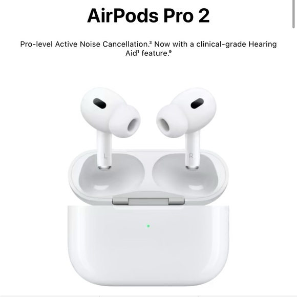AirPods Pro (2nd Generation) with MagSafe Charging Case (USB - C) - Picture 1 of 11
